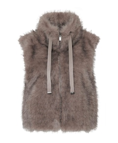 Dames gilet bruin