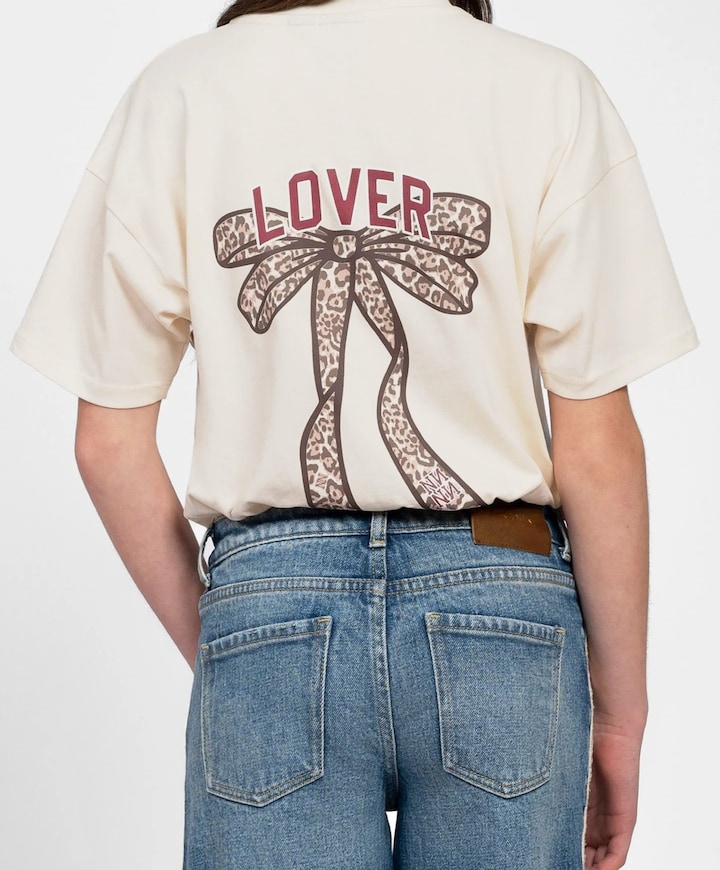 Meisjes T-shirt beige