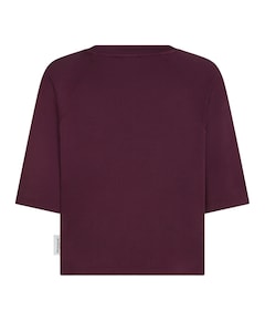 Dames T-shirt bordeaux