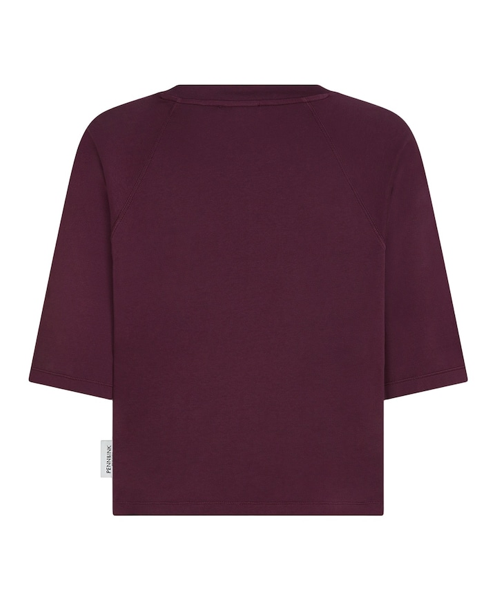 Dames T-shirt bordeaux
