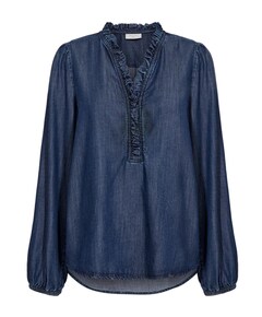Dames blouse blauw