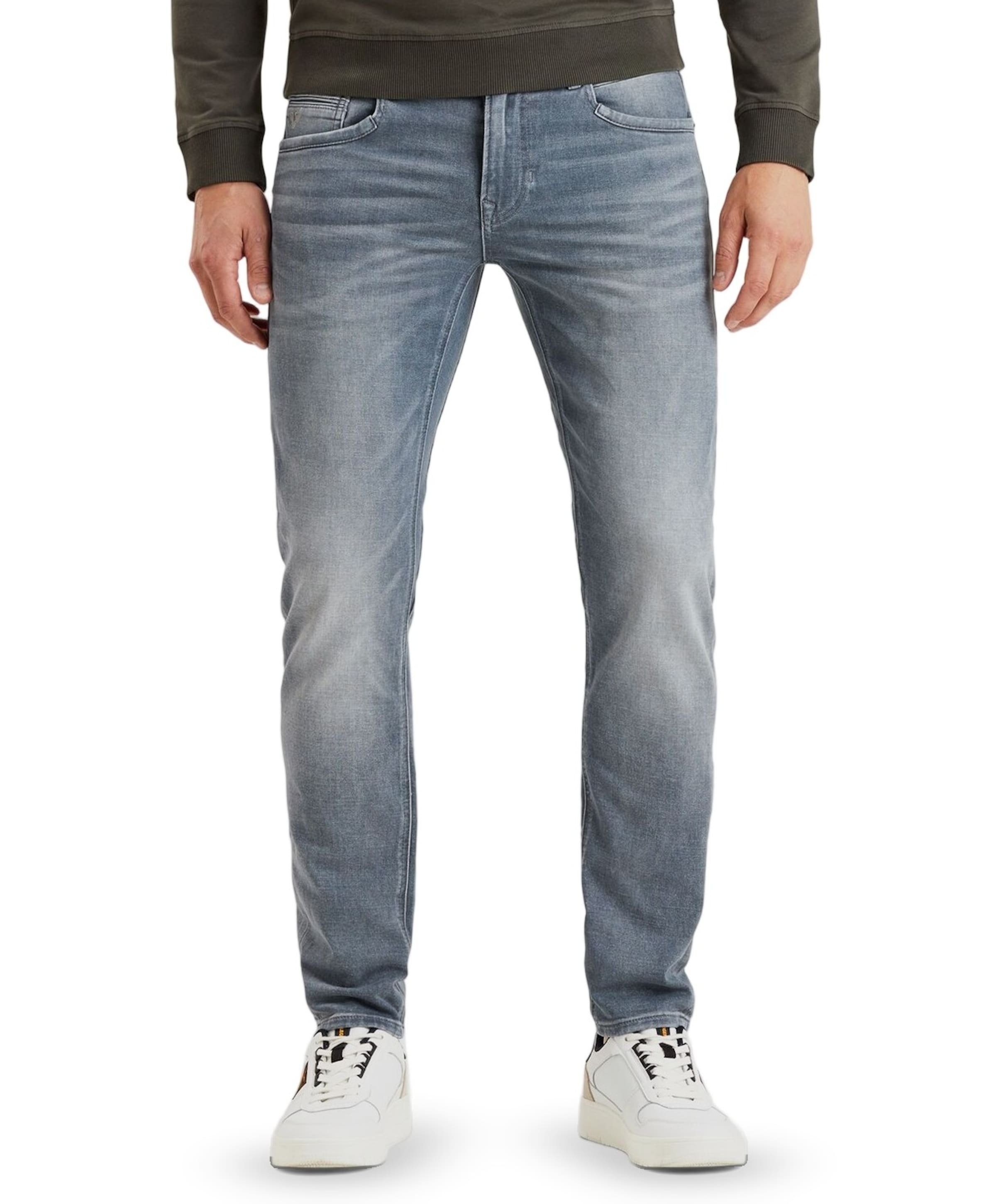TAILWHEEL DARK NATURAL DENIM heren jeans grijs
