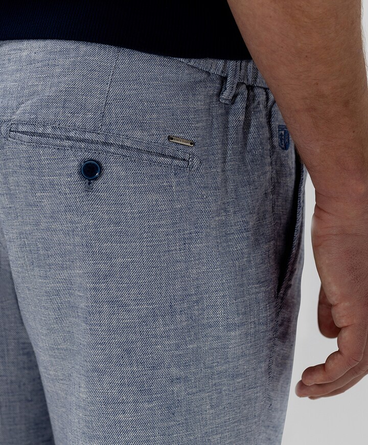 Bermuda Plain heren korte broek blauw