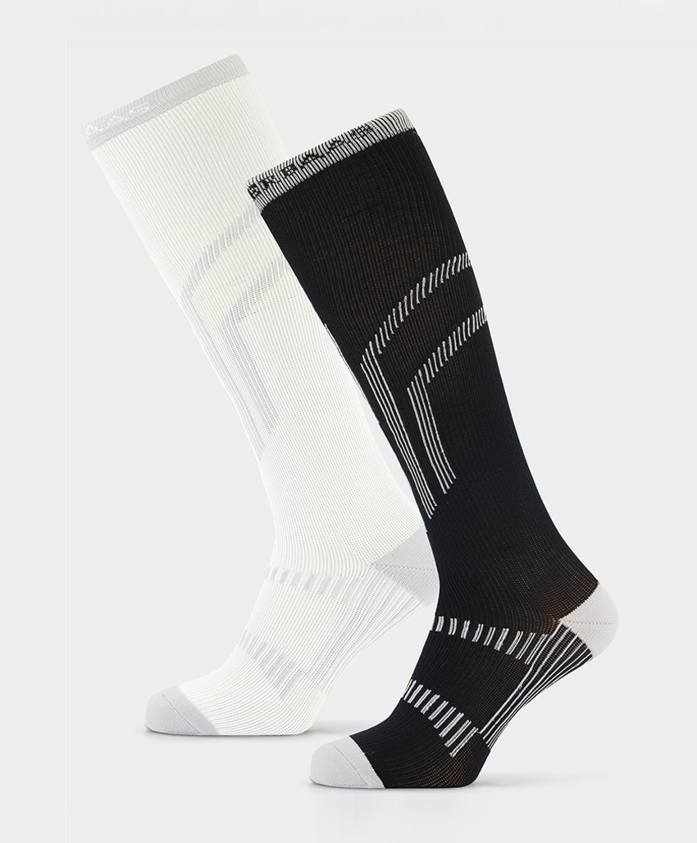 Skisokken 2-pack wit