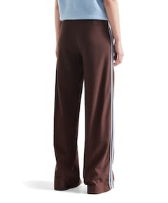 ALEIDAS HVM 404 wide leg tape at side dames broek bruin