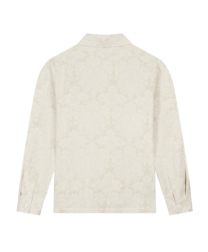 Heren overshirt ecru