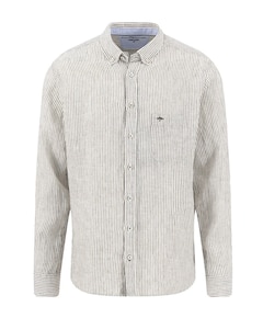 Heren overhemd lange mouw groen