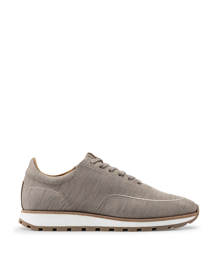 Mason knit heren sneakers beige