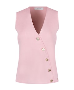 Dames gilet roze