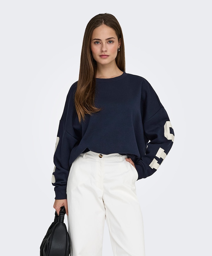 Dames sweater blauw