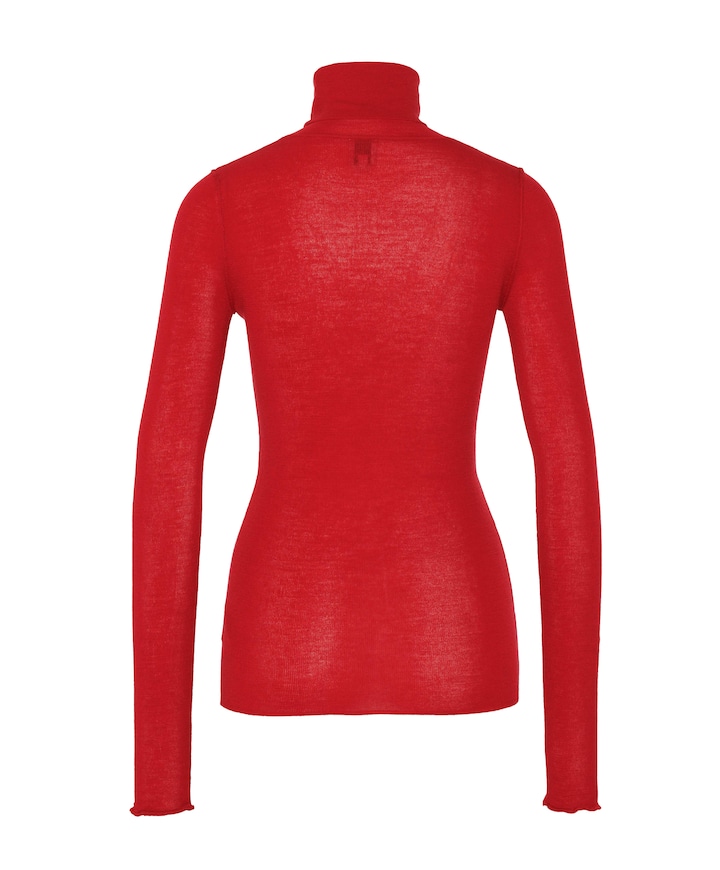 Dames longsleeve rood