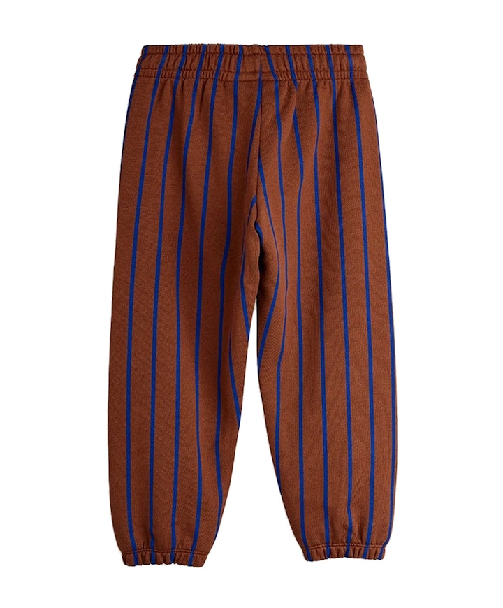 Vertical stripe broek bruin
