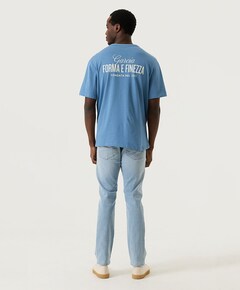 Heren T-shirt blauw