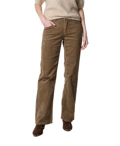 Bibette 10W cord 82 cm dames broek bruin