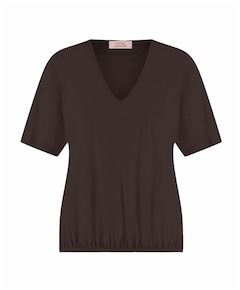 Dames t-shirt bruin