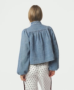 Dames jas blauw