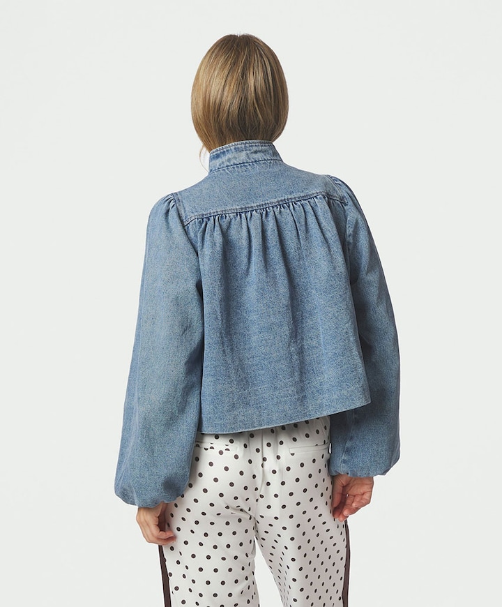 Dames jas blauw