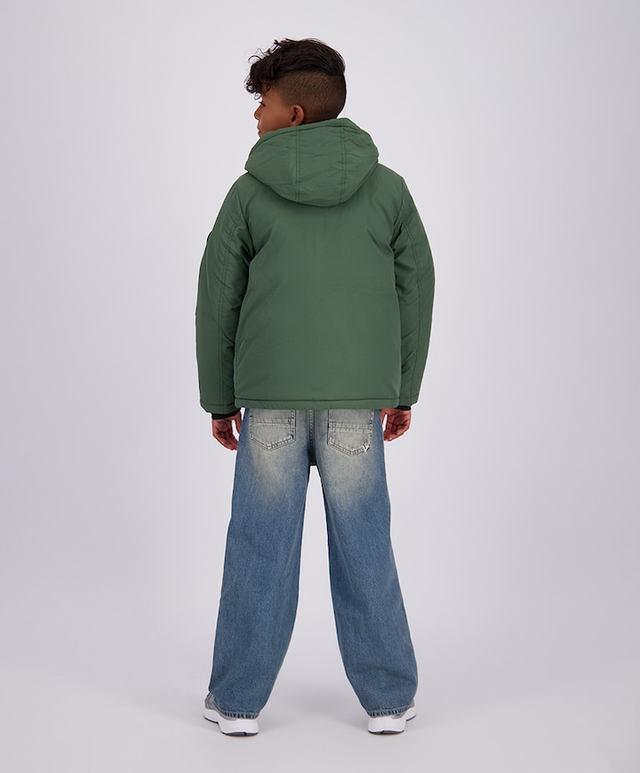 Jongens jas groen