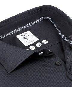 Heren overhemd lange mouw grijs