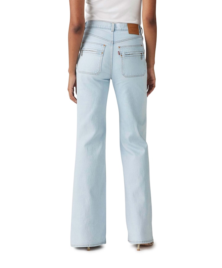 Ribcage bells vintage jeans blauw