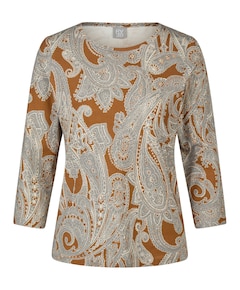 Dames longsleeve bruin