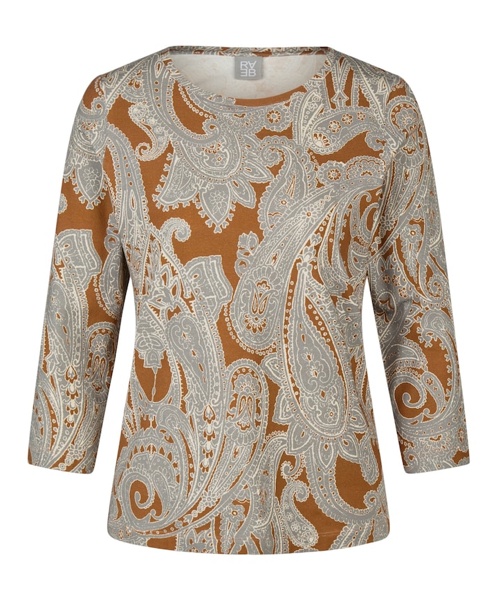 Dames longsleeve bruin