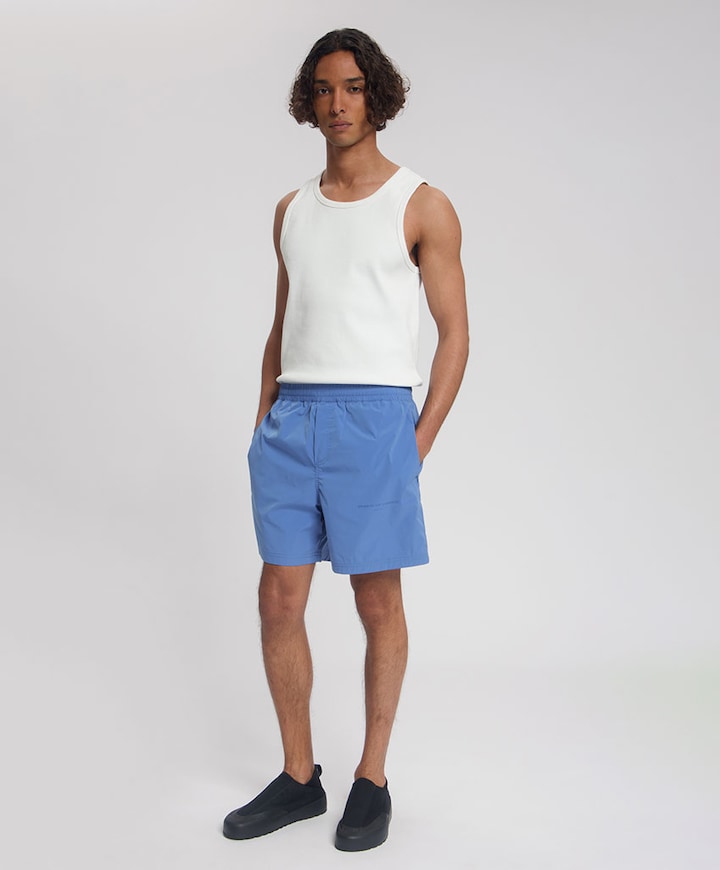 Heren zwembroek blauw