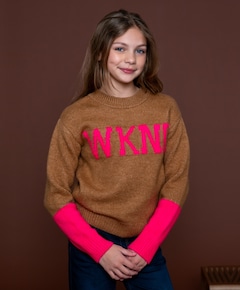 Meisjes trui beige