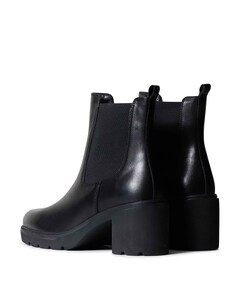 Yvette dames enkellaarzen zwart