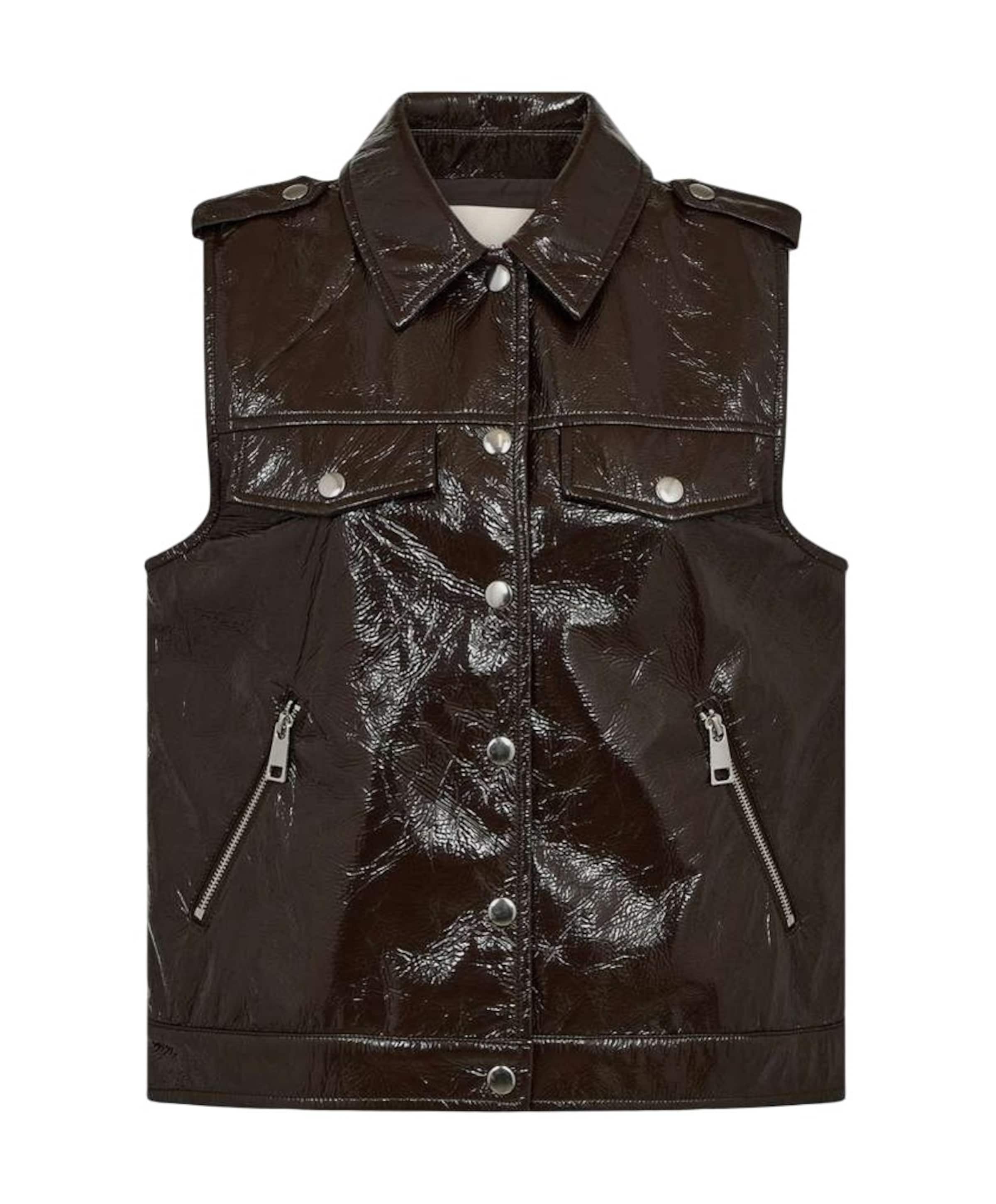 Dames gilet grijs