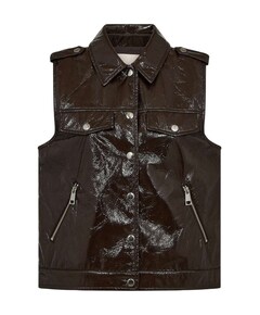 Dames gilet grijs