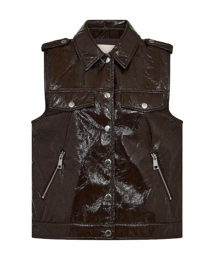 Dames gilet grijs