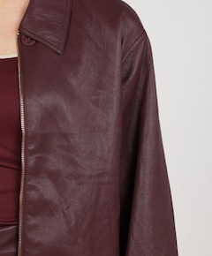 Dames jas bordeaux