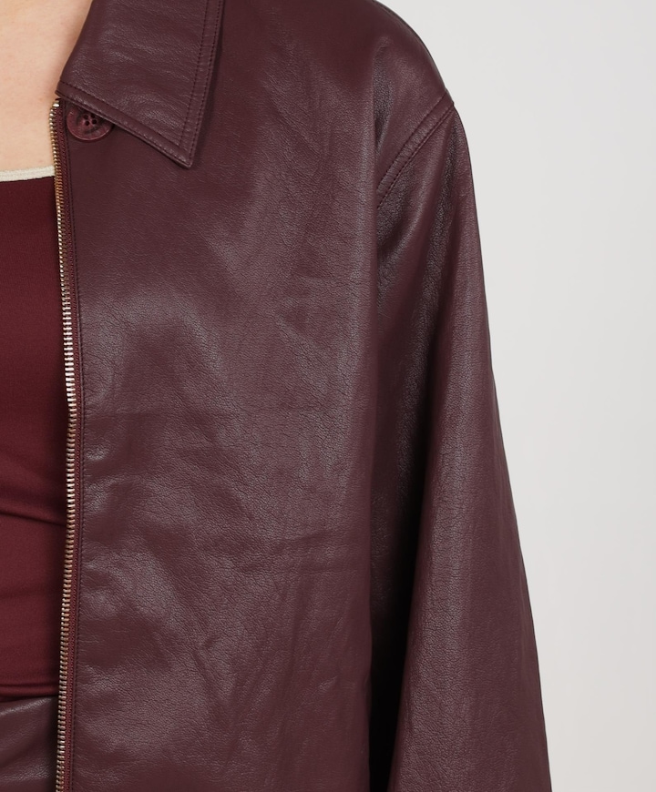 Dames jas bordeaux
