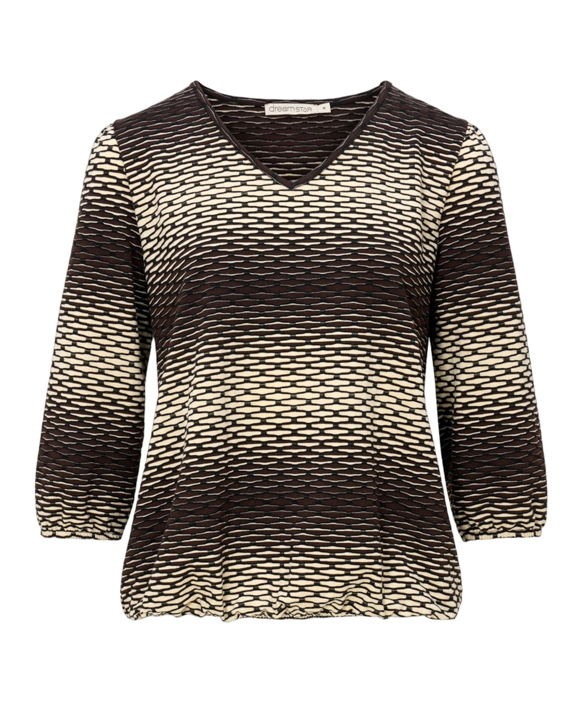 Dames longsleeve bruin