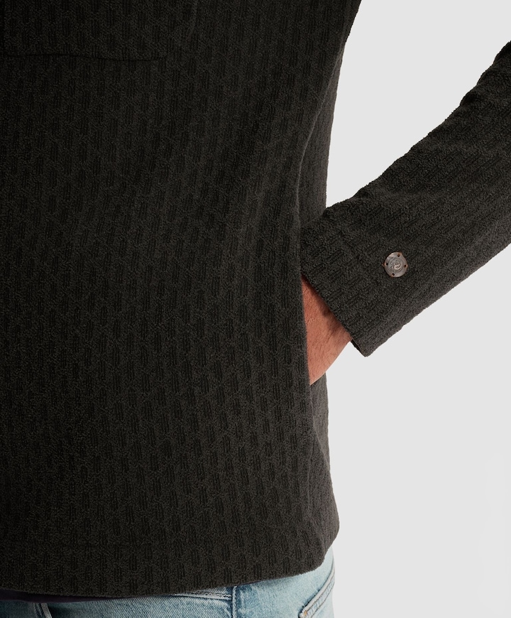 Heren vest grijs