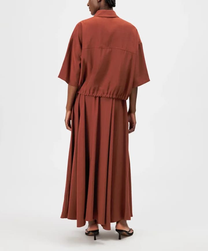Dames blouse brique