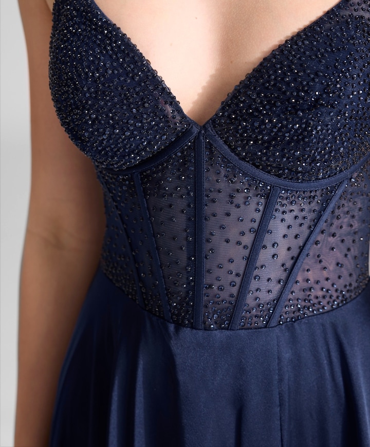Dames jurk blauw