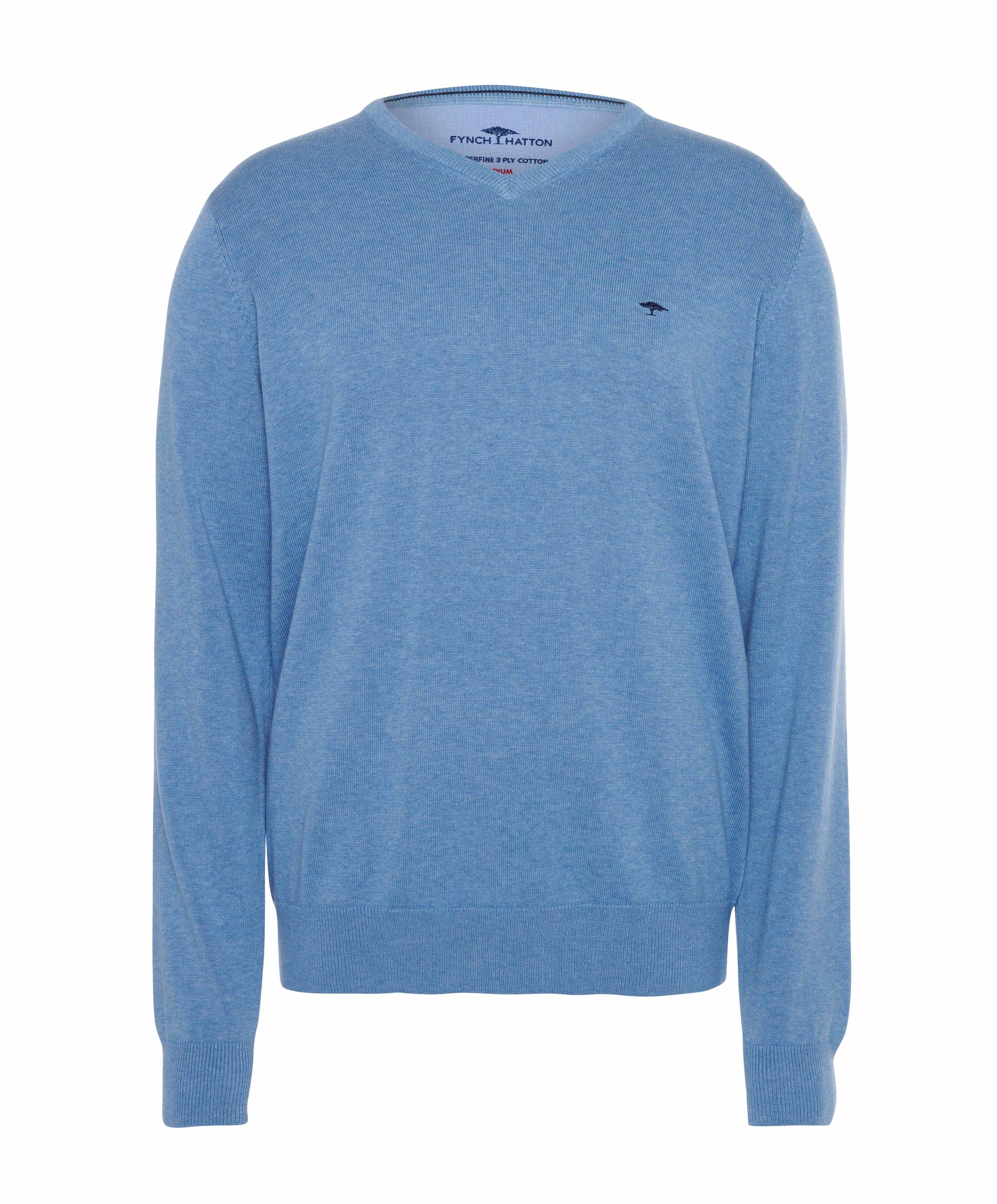 Heren trui blauw