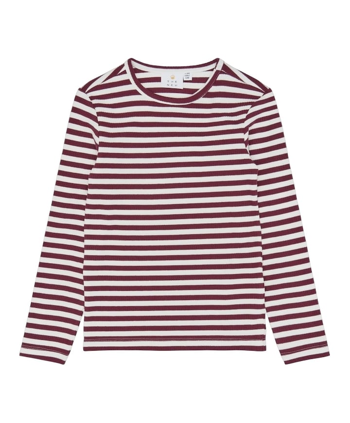 Meisjes longsleeve bordeaux