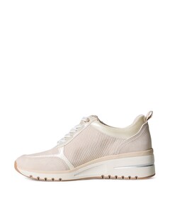 Women Lace-up dames sneakers beige