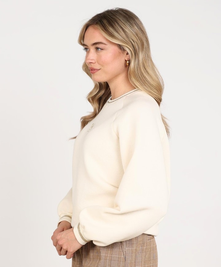 Dames sweater ecru