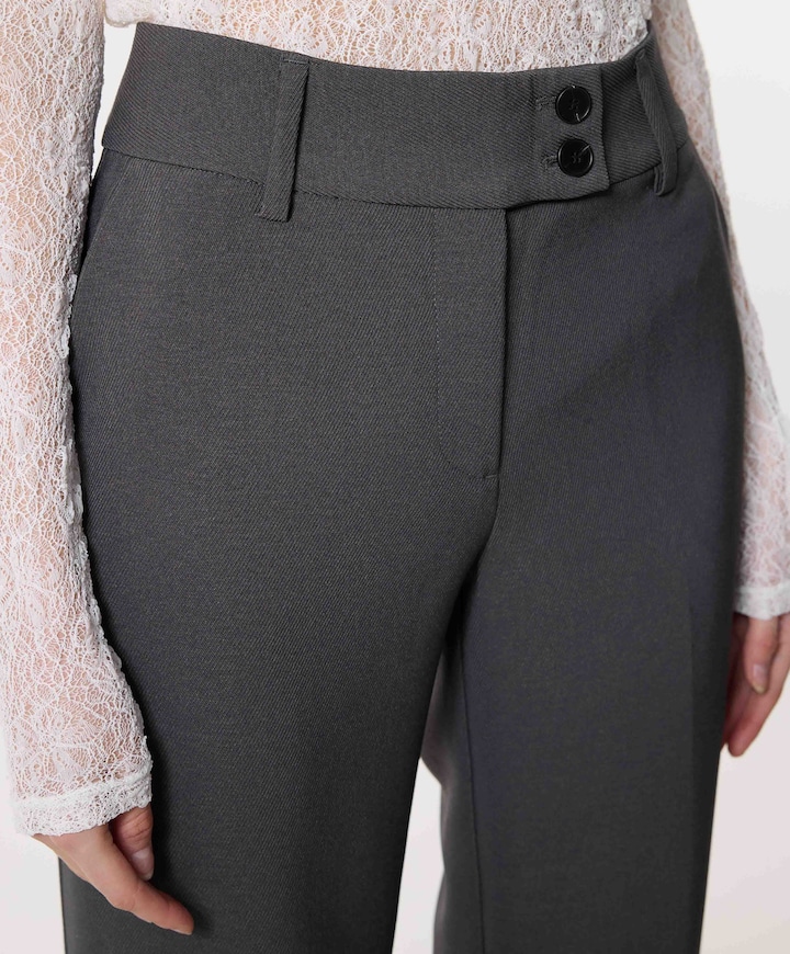 Emerald Tall dames broek grijs