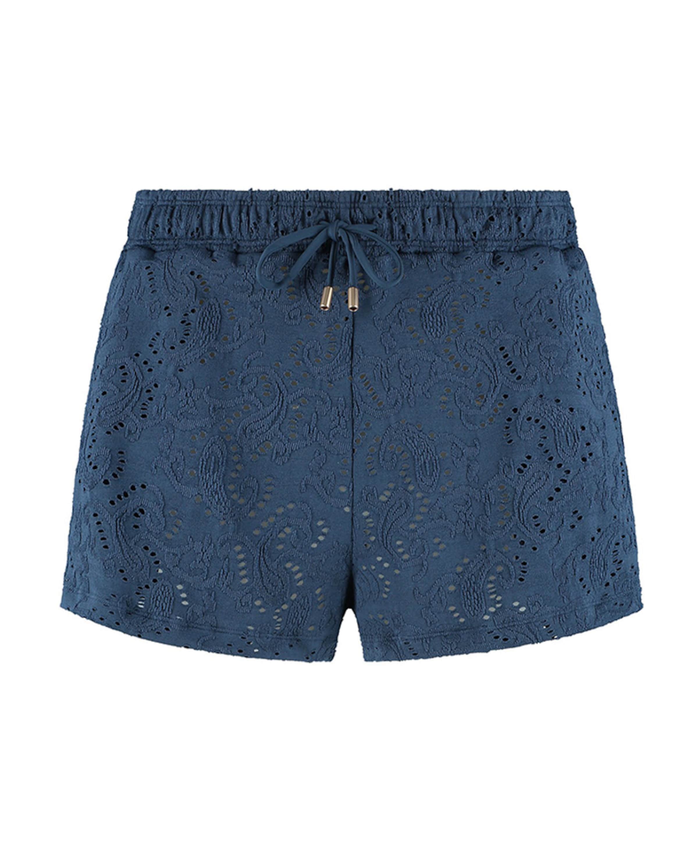 Dames short blauw