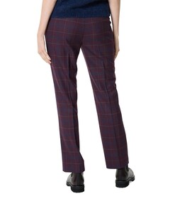 Zigarette Straight dames broek bordeaux