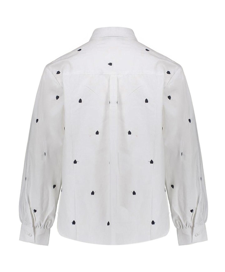 Blouse lange mouw wit