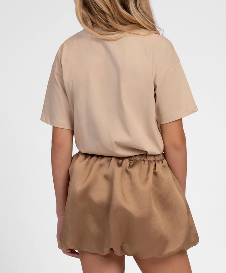 Meisjes T-shirt bruin