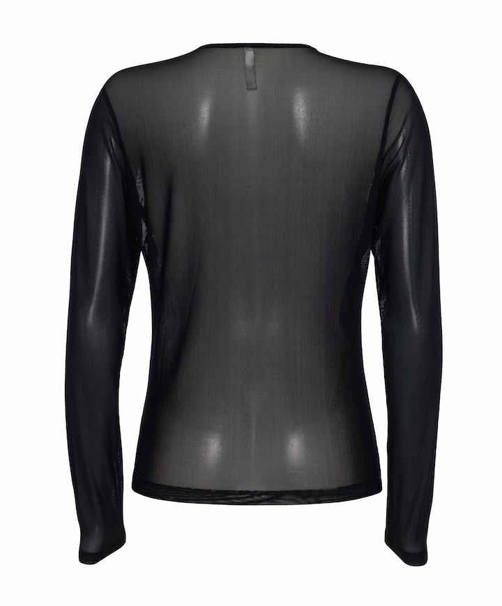 Dames longsleeve zwart