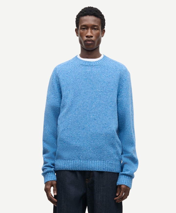 Heren trui blauw