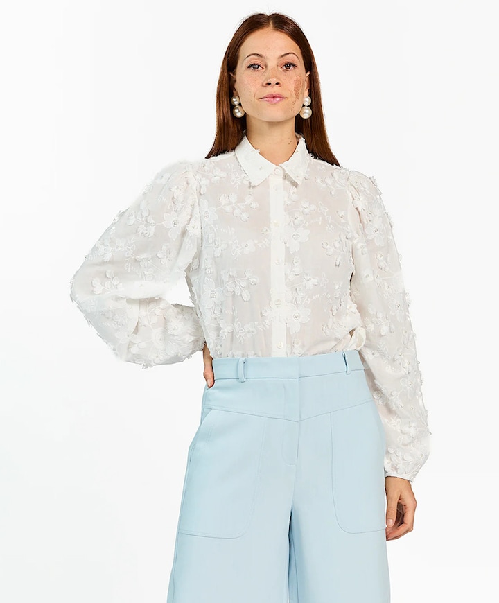 Dames blouse ecru